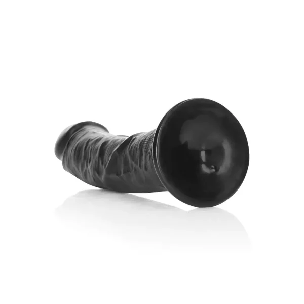 Dildo Curved sem Testículos 8"/20,5 cm Preto