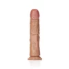 Dildo Curved sem Testículos 9"/23 cm Mulato