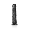 Dildo Curved sem Testículos 9"/23 cm Preto