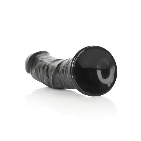 Dildo Curved sem Testículos 9"/23 cm Preto