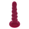 Dildo Discreto com Ventosa Ribbed Dong 17,2 cm Fúcsia