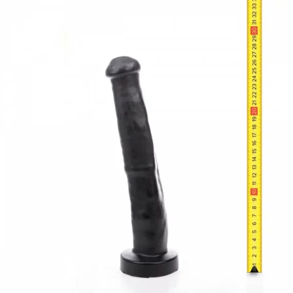 Dildo Donkey XXL  Hung System Toys Preto 26x4,5 CM