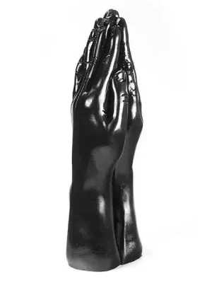 Dildo Double Fisting Dark Crystal Preto