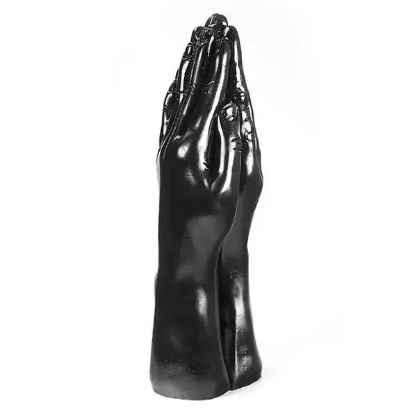 Dildo Double Fisting Dark Crystal Preto