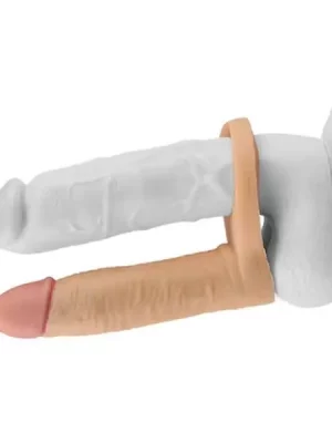 Dildo Dupla Penetração Ultra Soft Double Lovetoy 5.8"