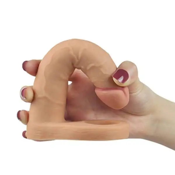 Dildo Dupla Penetração Ultra Soft Double Lovetoy 6.25"