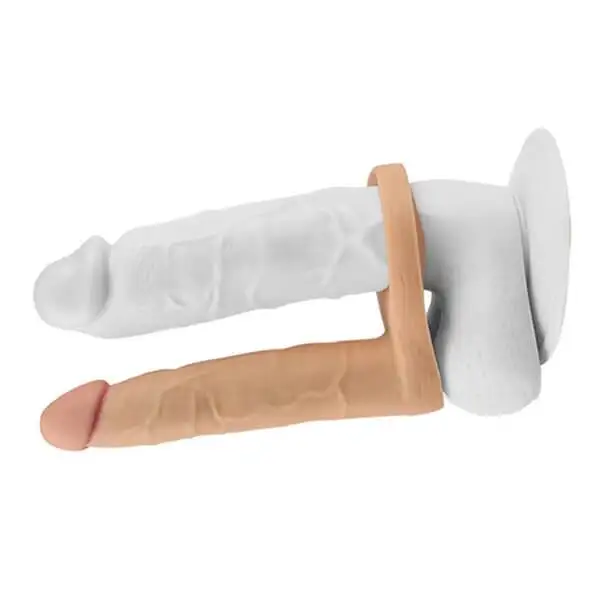 Dildo Dupla Penetração Ultra Soft Double Lovetoy 6.25"