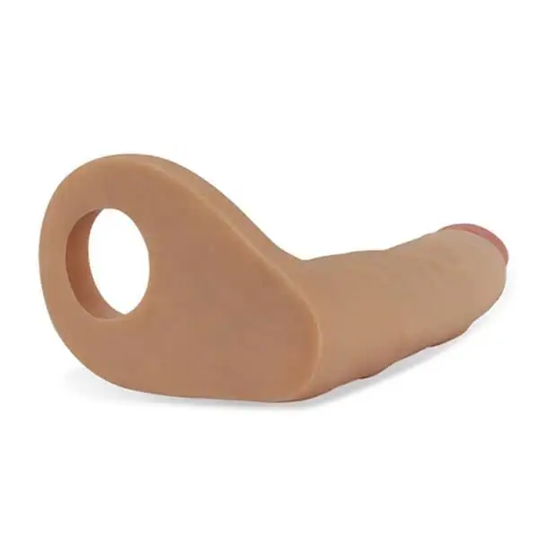 Dildo Dupla Penetração Ultra Soft Double Lovetoy 7"