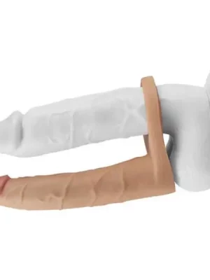 Dildo Dupla Penetração Ultra Soft Double Lovetoy 7"