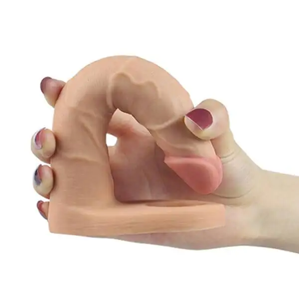 Dildo Dupla Penetração Ultra Soft Double Lovetoy 7"
