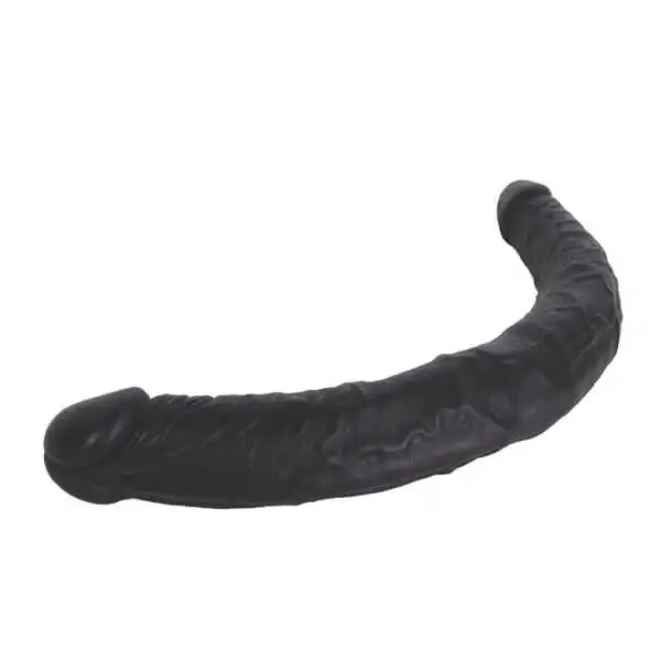 Dildo Duplo Kiotos Cox 025 30cm Preto