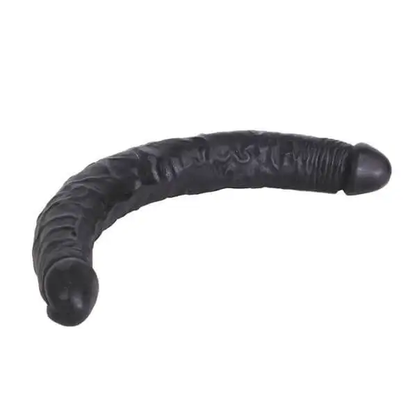 Dildo Duplo Kiotos Cox 025 30cm Preto