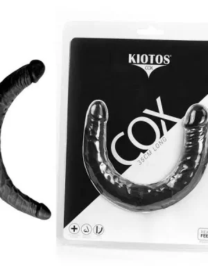 Dildo Duplo Kiotos Cox 025 30cm Preto