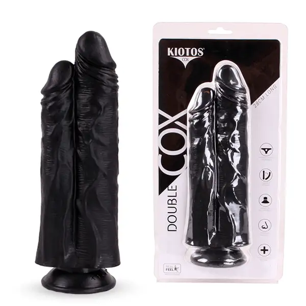 Dildo Duplo Kiotos Cox 029 Preto