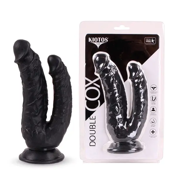 Dildo Duplo Kiotos Cox 031 Preto