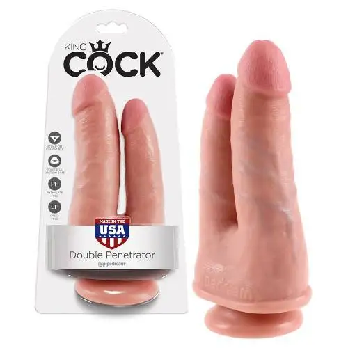Dildo Duplo Realístico King Cock