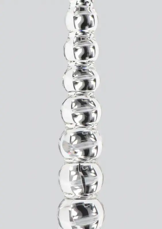 Dildo em Vidro Glass Worxx Frozen Foutain
