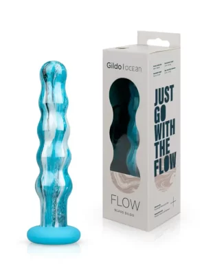 Dildo em Vidro Ocean Flow