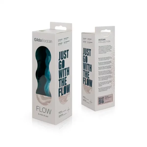 Dildo em Vidro Ocean Flow
