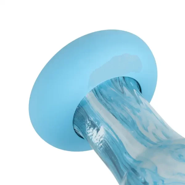 Dildo em Vidro Ocean Wave