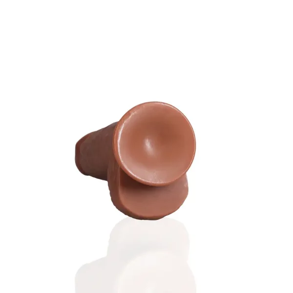Dildo Extra Thick com Testículos 8"/20,3 cm Mulato