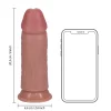 Dildo Extra Thick sem Testículos 8"/20,3 cm Pele Clara