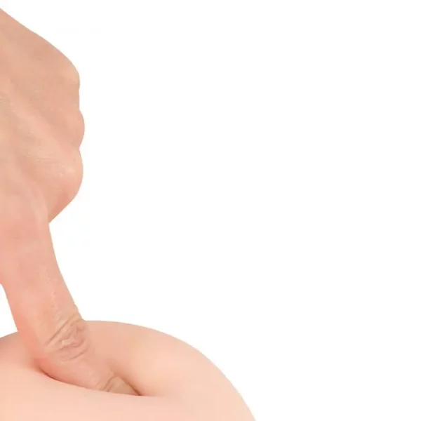 Dildo Flexível Nature Skin Bendable Grande 29 cm Natural