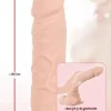 Dildo Flexível Nature Skin Bendable Grande 29 cm Natural