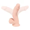 Dildo Flexível Nature Skin Bendable Médio 23 cm Natural