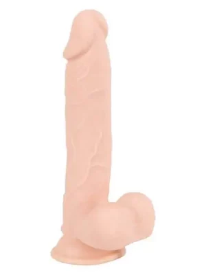 Dildo Flexível Nature Skin Bendable Médio 23 cm Natural