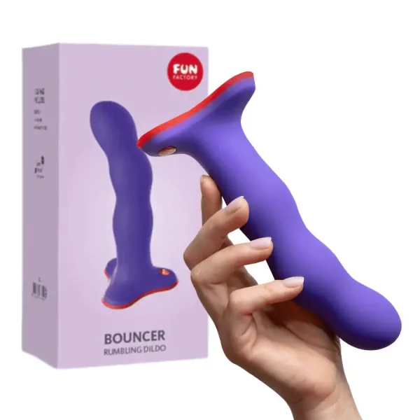 Dildo Fun Factory Bouncer Roxo