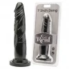 Dildo Get Real by ToyJoy 7 Inch Dong Preto 18x3,5cm