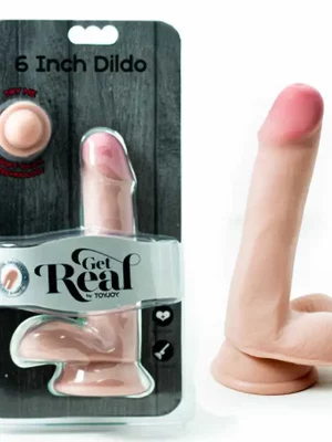 Dildo Get Real com Testículos 15 cm