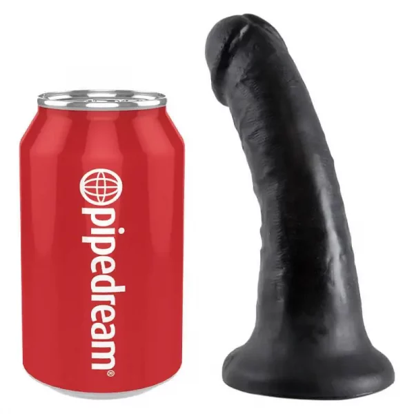 Dildo King Cock 17 cm Preto