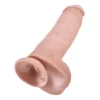 Dildo King Cock com testículos 28 cm. Natural