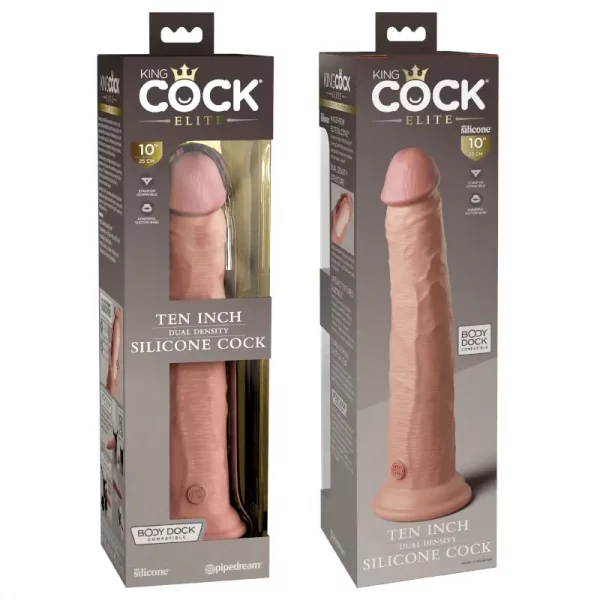 Dildo King Cock Elite 10'' Dual Density Silicone