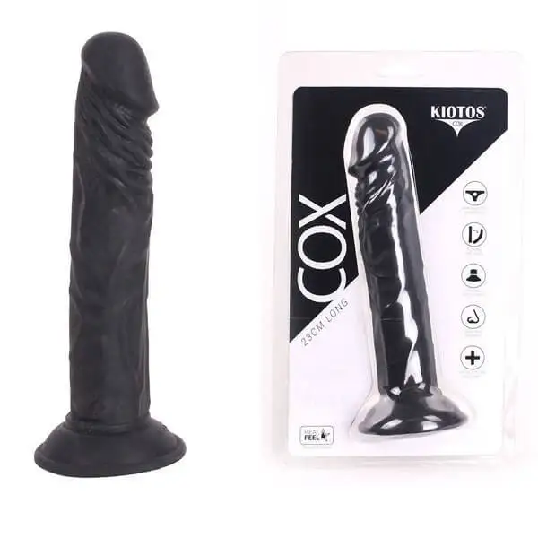 Dildo Kiotos Cox 010 23cm Preto