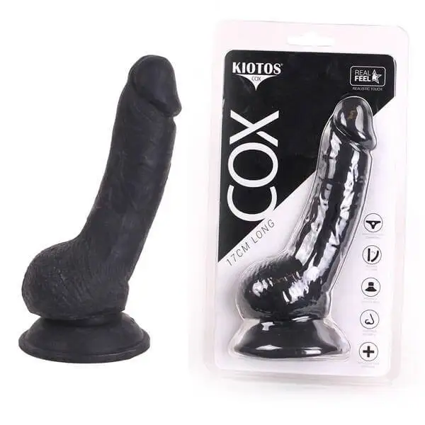 Dildo Kiotos Cox 014 17.5cm Preto