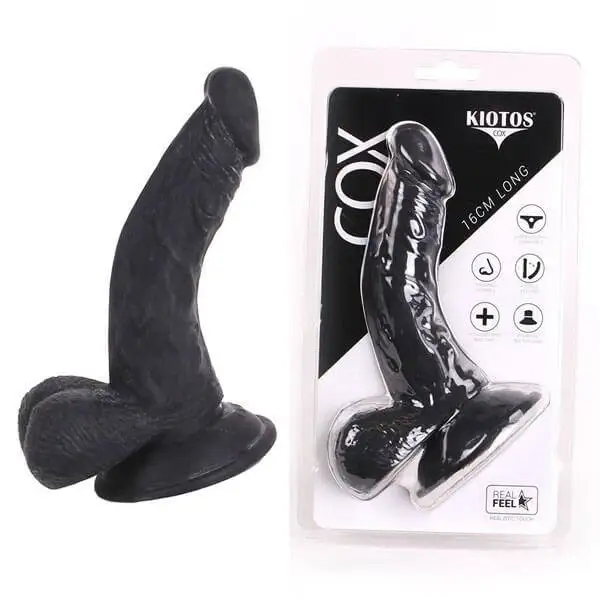 Dildo Kiotos Cox 015 17cm Preto