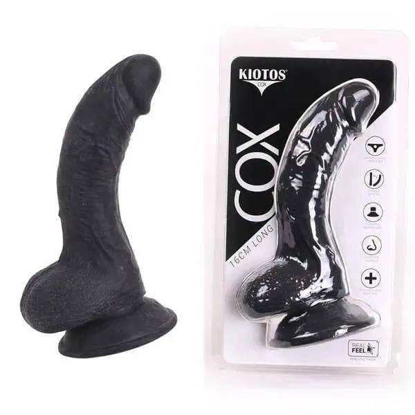 Dildo Kiotos Cox 016 19.5cm Preto