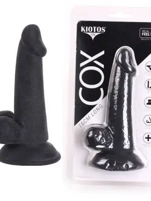 Dildo Kiotos Cox 017 16cm Preto