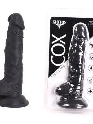 Dildo Kiotos Cox 023 20cm Preto