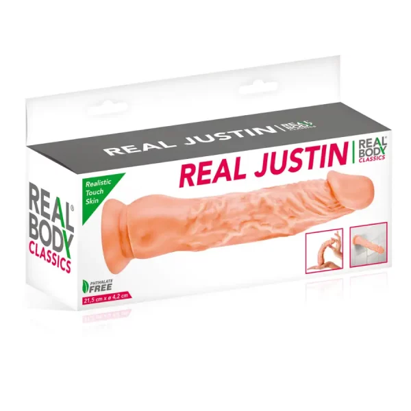Dildo Real Justin 21,5 cm.