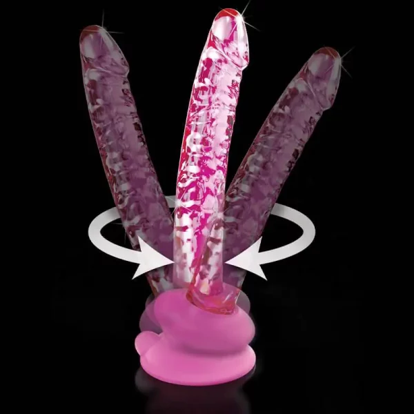Dildo Realista em Vidro Icicles nº 86