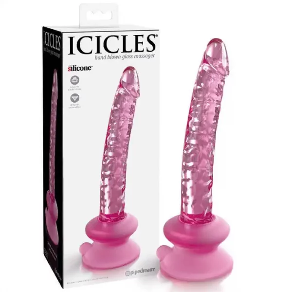 Dildo Realista em Vidro Icicles nº 86