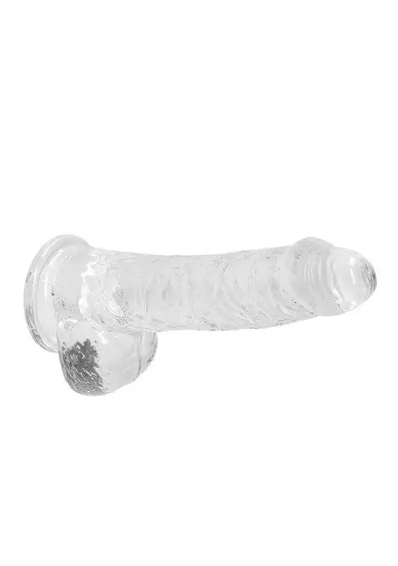 Dildo RealRock Crystal Clear 15 cm Transparente