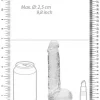 Dildo RealRock Crystal Clear 15 cm Transparente