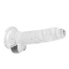 Dildo RealRock Crystal Clear 17 cm Transparente