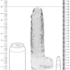 Dildo RealRock Crystal Clear 22 cm Transparente