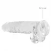 Dildo RealRock Crystal Clear 22 cm Transparente